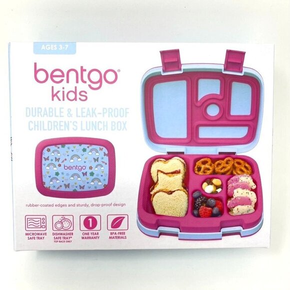 Bentgo Kids' Leakproof, 5 Compartment Bento-Style Kids' Lunch Box Various Prints - Picture 4 of 12